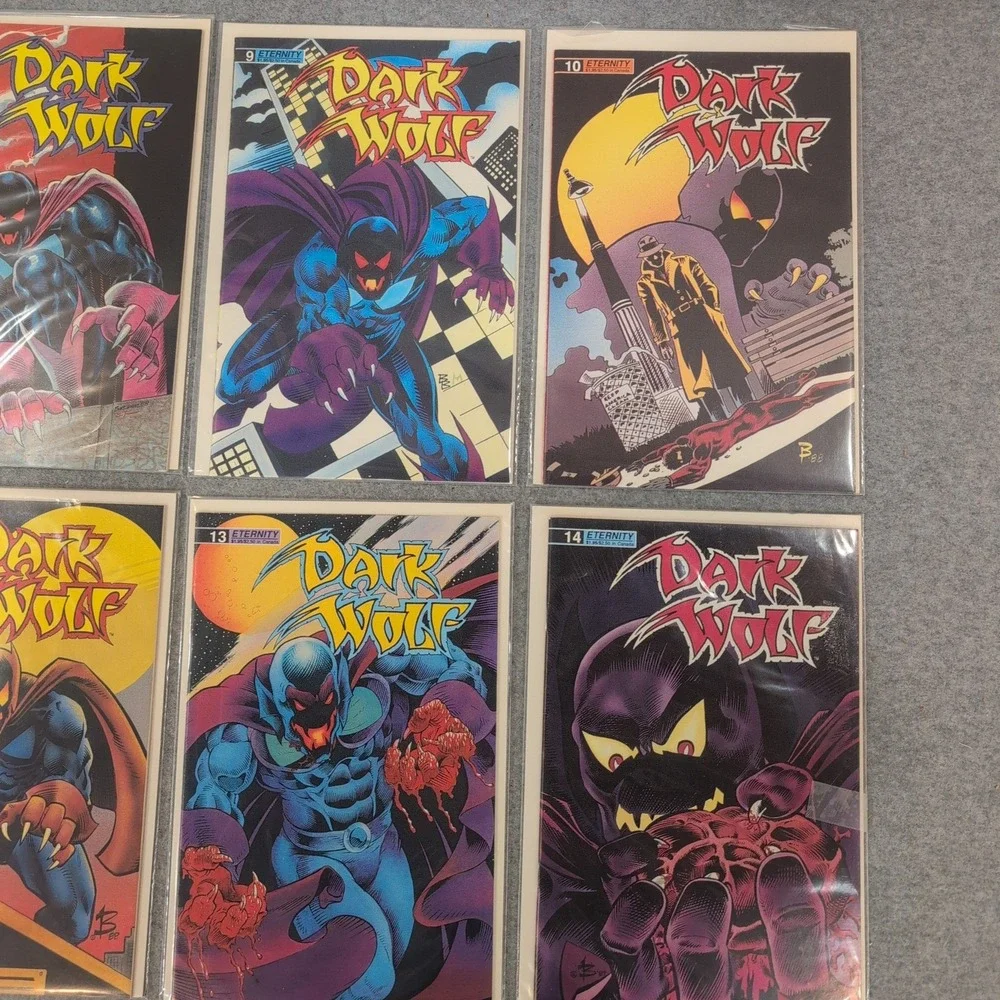 Dark Wolf Eternity Comics Lot Issues 7 8 9 10 11 12 13 14 Copper Age NM - Picture 3 of 3